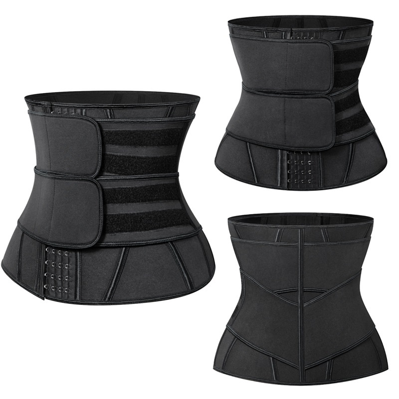 Women's Neoprene Underbust Corset Waist Trainer Sport Girdle Fitness Sauna Sweat Belt Hook & Loop Closure Design Body Shaper Slimming