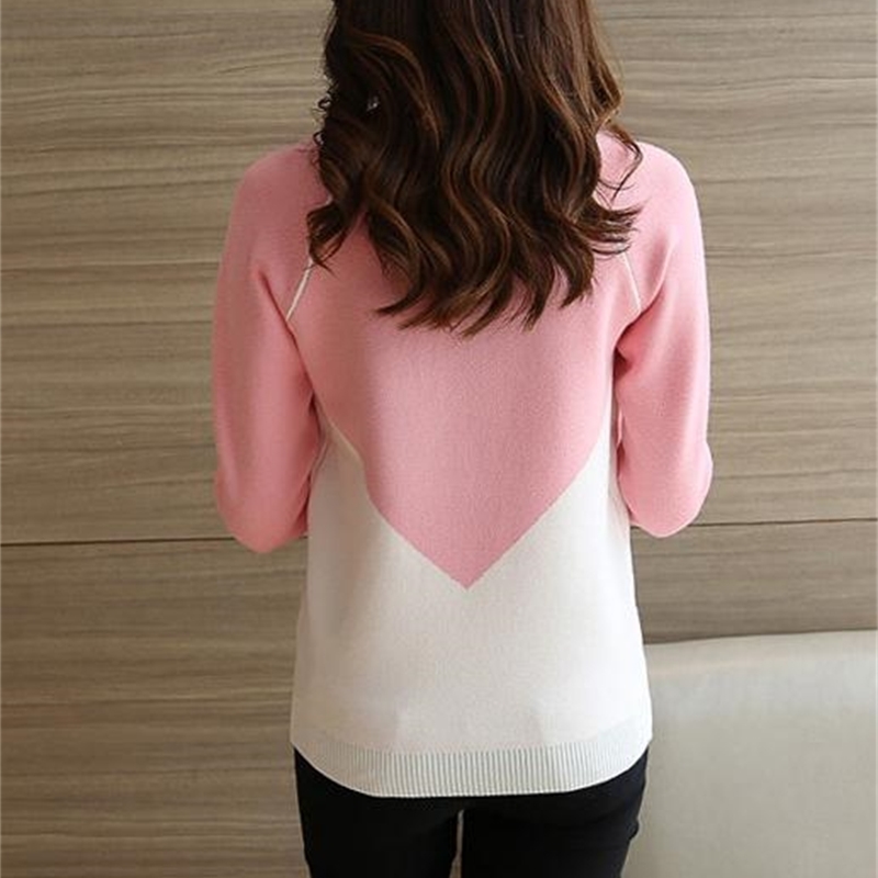 Free send Fall new women's clothing collar sweater turtleneck sweater long-sleeved top coat 201031