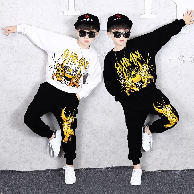 Children's Two-piece Clothing Sets Boys Top Jacket +long Pants Streetwear Baby Boy Sport Suit Costume for Kids 4 6 8 12 16 Years 201127
