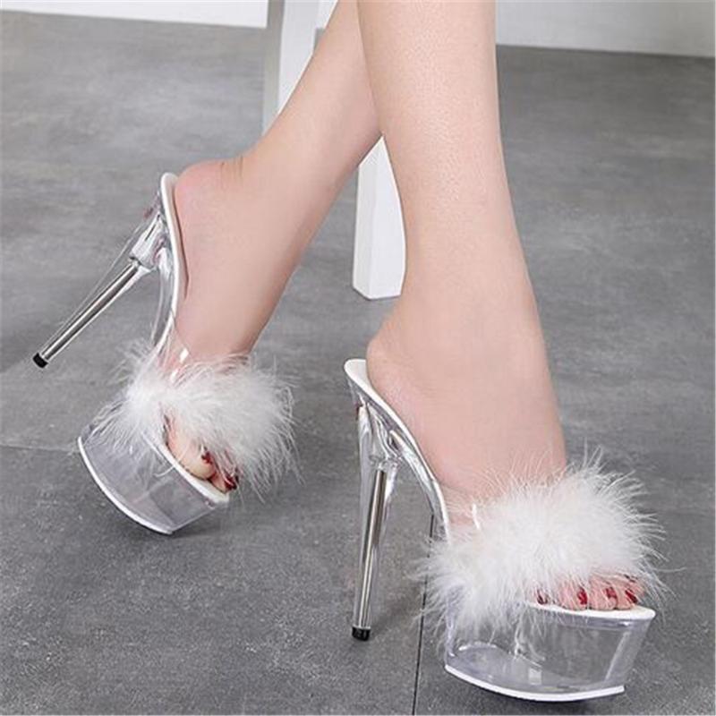 New Summer Fashion Design Fluffy Slippers Women Transparent Platform Sandals Crystal Perspex Heels Party Nightclub Shoes 34-43, 06
New Summer Fashion Design Fluffy Slippers Women Transparent Platform Sandals Crystal Perspex Heels Party Nightclub Shoes 34-43, 06