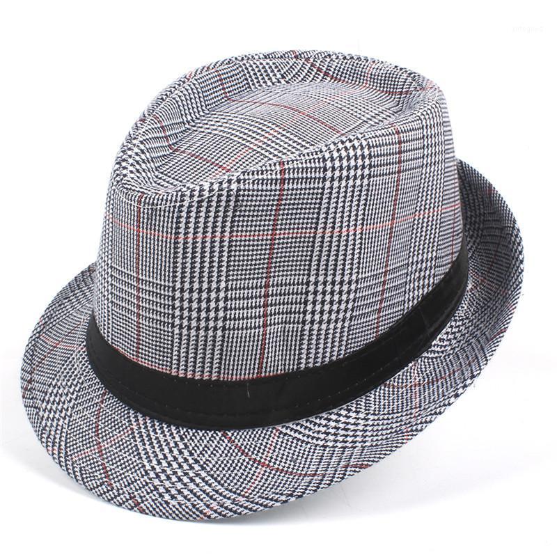 Wide Brim Hats Women Men Cotton Plaid Fedora Hat Sun Homburg Jazz Sunbonnet Size 58CM1, Khaki
Wide Brim Hats Women Men Cotton Plaid Fedora Hat Sun Homburg Jazz Sunbonnet Size 58CM1, Khaki