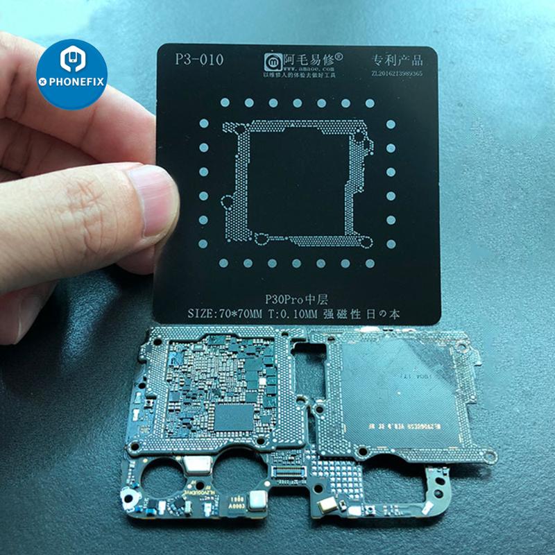 BGA Reballing Stencil Middle Frame BGA Soldering Template for Huawei P30 Pro/Mate30 Pro Tin Planting Net Motherboard Repair Tool
BGA Reballing Stencil Middle Frame BGA Soldering Template for Huawei P30 Pro/Mate30 Pro Tin Planting Net Motherboard Repair Tool