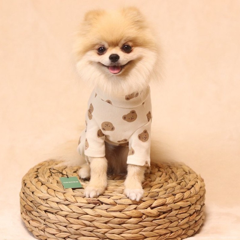 All Wool Fabric Cartoon Animals Pet Dog Clothes Cute Soft Vest T shirt Sweater For Small And Medium Pets Chihuahua Yorkshire LJ200923