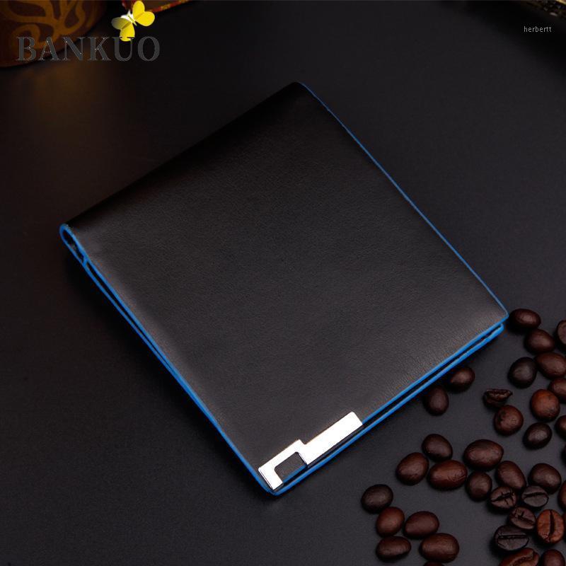 BANKUO New Men's Wallet PU Leather Card Holder Korean Style Blue Edge Purses Simple Vintage Business Men's Money Wallets X791, Black edge metal
BANKUO New Men's Wallet PU Leather Card Holder Korean Style Blue Edge Purses Simple Vintage Business Men's Money Wallets X791, Black edge metal