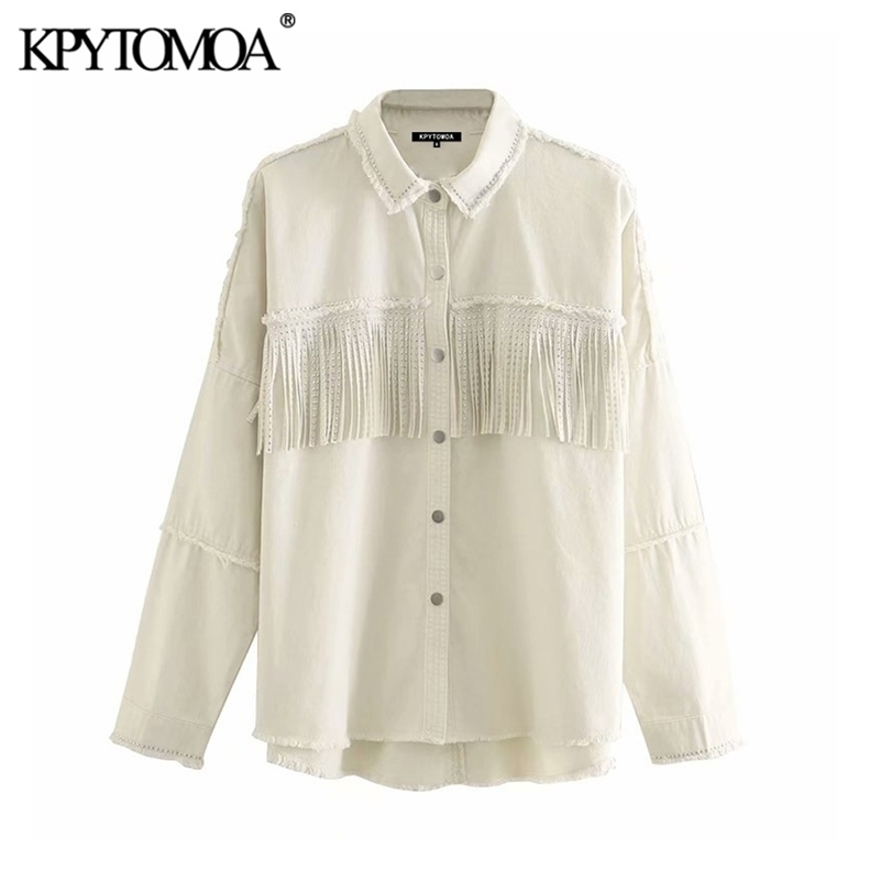 KPYTOMOA Women Fashion With Studs Fringed Oversized Denim Jacket Coat Vintage Long Sleeve Frayed Female Outerwear Chic Tops 201112, As picture
KPYTOMOA Women Fashion With Studs Fringed Oversized Denim Jacket Coat Vintage Long Sleeve Frayed Female Outerwear Chic Tops 201112, As picture