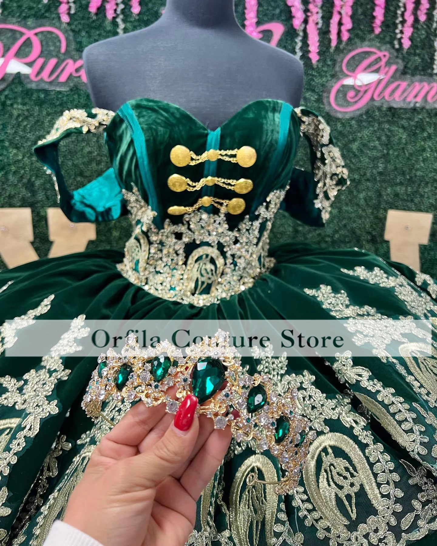 Green Ball Gown Quinceanera Dress Princess Sweet 15 16 Dress for Girl Graduation Gowns vestidos de quinceanera