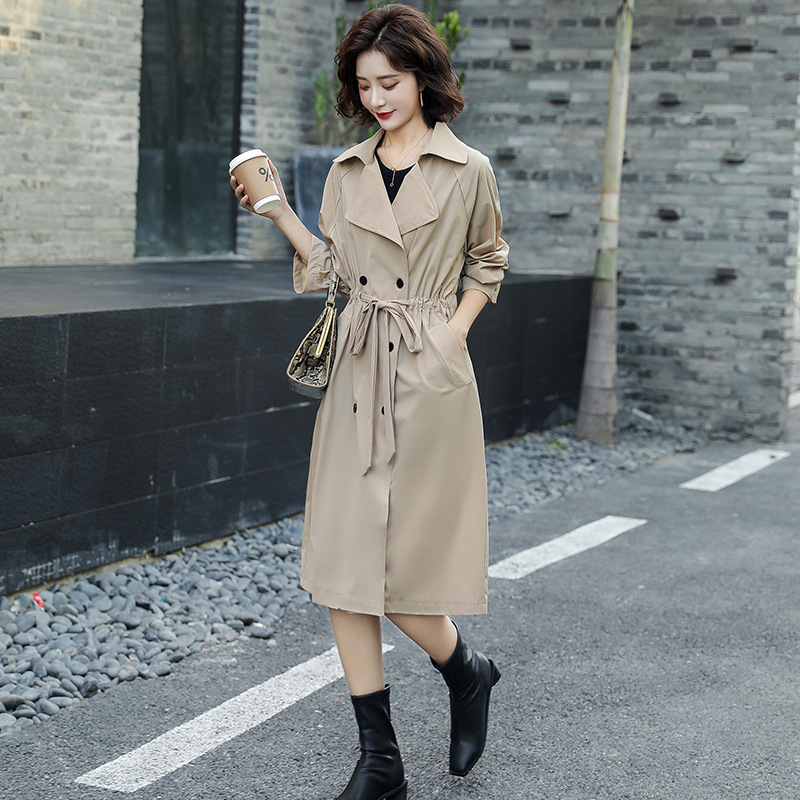 2021 New Spring female autumn released double lapel breasted classic long jacket with chic waistband outwear mujer traf SJ3E, Dark grey
2021 New Spring female autumn released double lapel breasted classic long jacket with chic waistband outwear mujer traf SJ3E, Dark grey