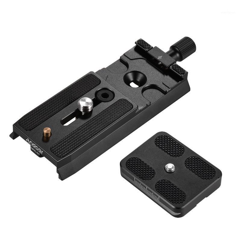 Quick Release Plate Aluminum Alloy with 1/4 Inch & 3/8 Inch Screws Compatibel with Manfrotto 501HDV/701HDV/503HDV/577/519/561/Q51
Quick Release Plate Aluminum Alloy with 1/4 Inch & 3/8 Inch Screws Compatibel with Manfrotto 501HDV/701HDV/503HDV/577/519/561/Q51