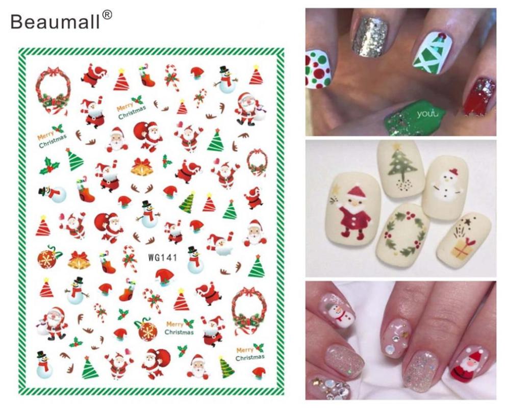 Christmas Nails Art Manicure Back Glue Decal Decorations Design Nail Sticker For Nails Tips Beauty, Bsd007
Christmas Nails Art Manicure Back Glue Decal Decorations Design Nail Sticker For Nails Tips Beauty, Bsd007