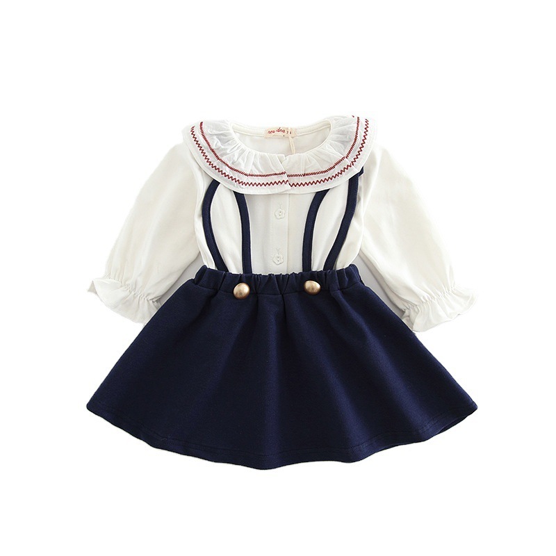 New Girls Clothes 2021 Spring Cotton Long Sleeves Peter Pan Collar T-shirt+rabbit Strap 2pcs Baby Clothing Sets 0-2y Obm8, Green
New Girls Clothes 2021 Spring Cotton Long Sleeves Peter Pan Collar T-shirt+rabbit Strap 2pcs Baby Clothing Sets 0-2y Obm8, Green