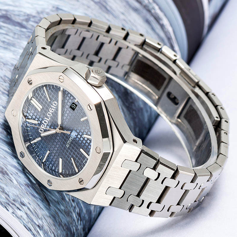 montre de luxe mens automatic Mechanica movement gold watch 42mm full stainless steel sapphire super luminous 5ATM waterproof Wristwatches, Slivery;brown
montre de luxe mens automatic Mechanica movement gold watch 42mm full stainless steel sapphire super luminous 5ATM waterproof Wristwatches, Slivery;brown