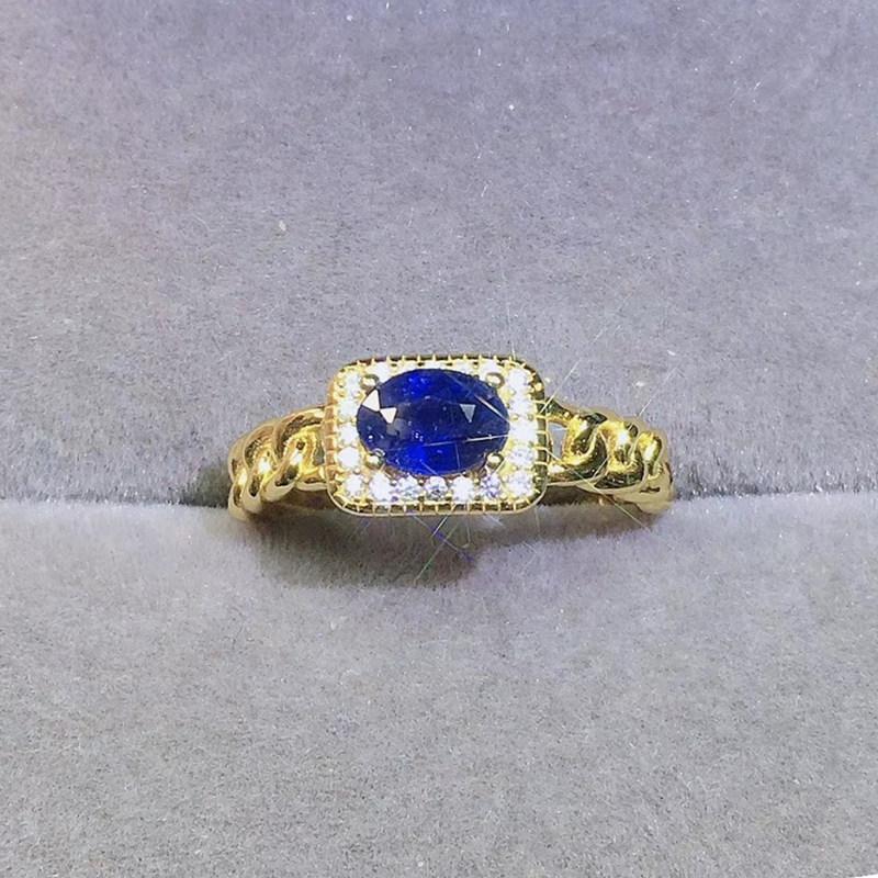 Cluster Rings Natural Real Sapphire Or Ruby Ring Per Jewelry 925 Sterling Silver 4*6mm 0.6ct Gemstone Fine J211236, Golden;silver
Cluster Rings Natural Real Sapphire Or Ruby Ring Per Jewelry 925 Sterling Silver 4*6mm 0.6ct Gemstone Fine J211236, Golden;silver
