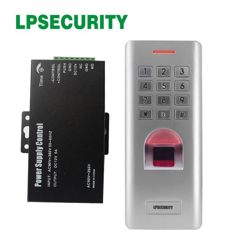 IP66 1000 users Standalone fingerprint keypad access control reader with power adapter supply 12v 5a for door lock gate opener
IP66 1000 users Standalone fingerprint keypad access control reader with power adapter supply 12v 5a for door lock gate opener