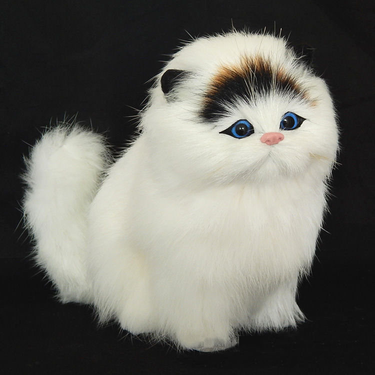 Real hair Electronic Pets Cats Dolls Simulation animal cat toy meowth children's cute pet plush toys model ornaments Xtmas gift LJ201105
Real hair Electronic Pets Cats Dolls Simulation animal cat toy meowth children's cute pet plush toys model ornaments Xtmas gift LJ201105
