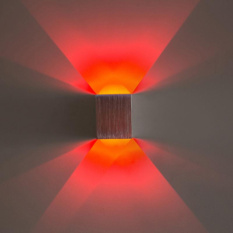 2020 New colorful 3W LED Square Wall Lamp Aluminum AC85-265V 110V 220V Lamps Lighting for Bedroom KTV Background Light
2020 New colorful 3W LED Square Wall Lamp Aluminum AC85-265V 110V 220V Lamps Lighting for Bedroom KTV Background Light