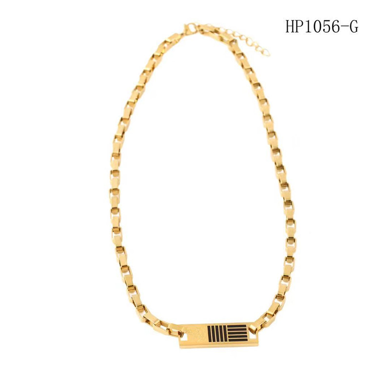 rectangular black design titanium steel necklace fashion necklace for men and women designer necklace stainless steel jewelry, Silver
rectangular black design titanium steel necklace fashion necklace for men and women designer necklace stainless steel jewelry, Silver