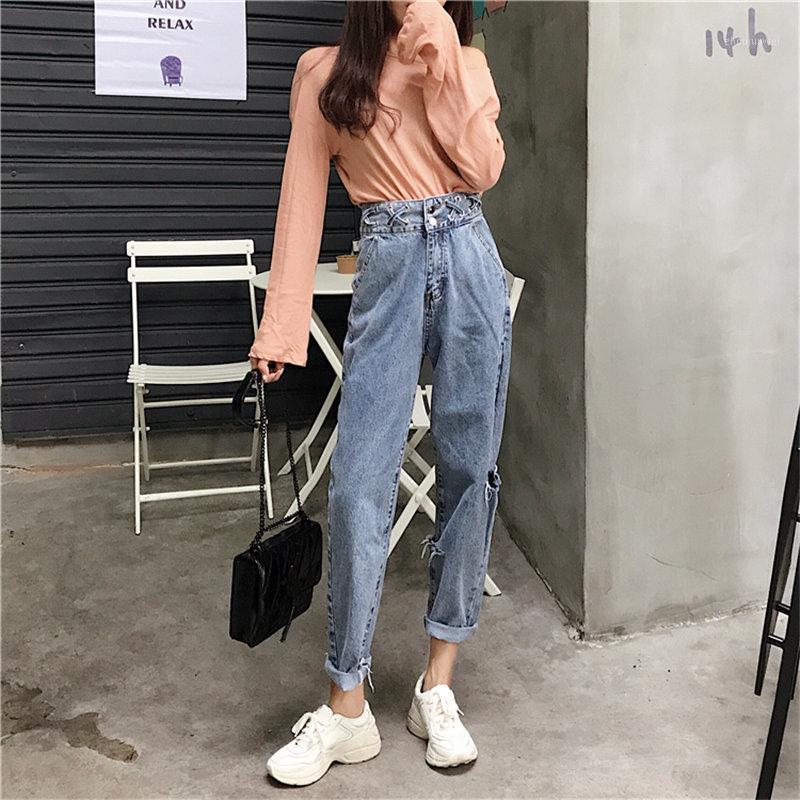 HziriP Selling Casual High Waist Straight 2021 Chic Simple Streetwear Empire Slim All Match Hole Ankle Length Denim Pants Women' Jeans, Photo color
HziriP Selling Casual High Waist Straight 2021 Chic Simple Streetwear Empire Slim All Match Hole Ankle Length Denim Pants Women' Jeans, Photo color