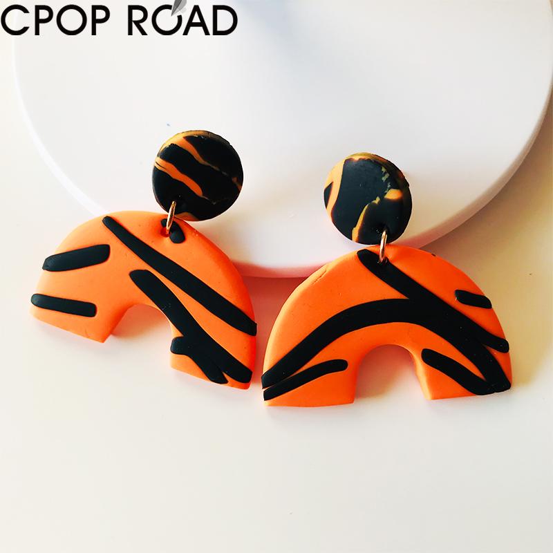 Dangle & Chandelier Creative Color Geometric Polymeric Clay Earrings For Women Cute Leopard Handmade Fashion Jewelry Girl Gift
Dangle & Chandelier Creative Color Geometric Polymeric Clay Earrings For Women Cute Leopard Handmade Fashion Jewelry Girl Gift
