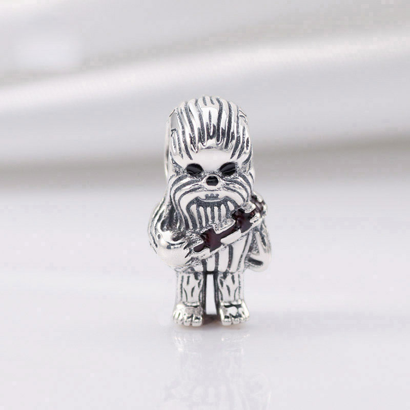 2020 New 925 Sterling Silver Star Chewbacca Charm Bead Fits European Pandora Jewelry Charm Bracelets, Black
2020 New 925 Sterling Silver Star Chewbacca Charm Bead Fits European Pandora Jewelry Charm Bracelets, Black