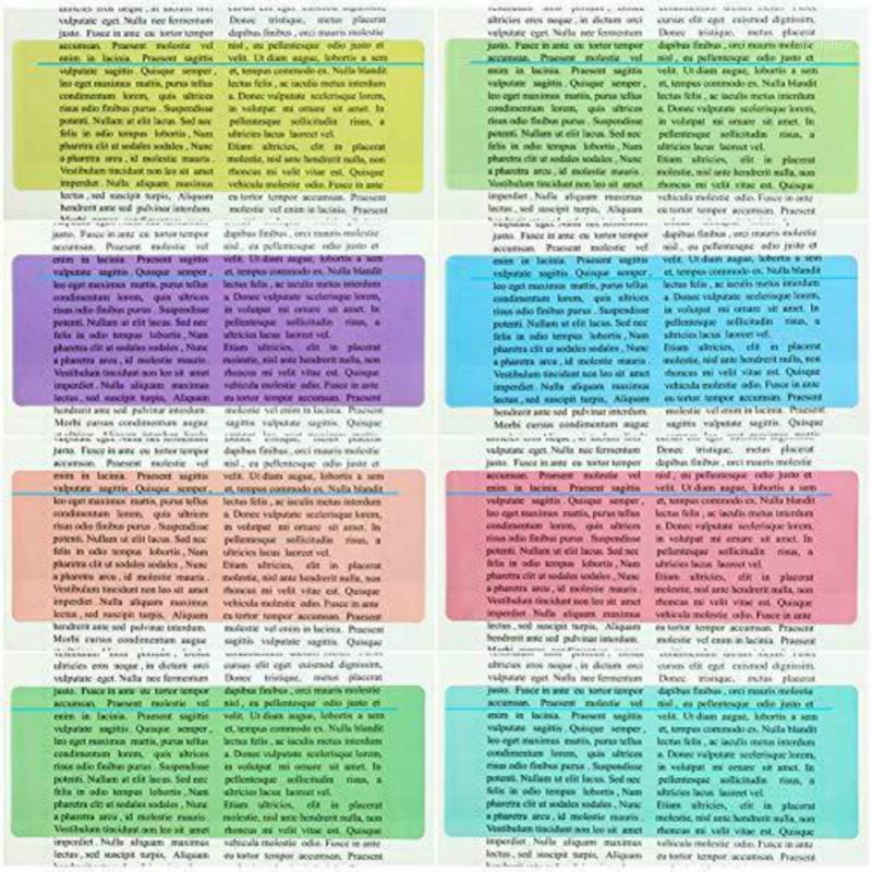 8PCS Guided Reading Highlight Strips Bookmark Colored Overlay Reading Tracking Rulers Helps with Reduce Visual Stress1
8PCS Guided Reading Highlight Strips Bookmark Colored Overlay Reading Tracking Rulers Helps with Reduce Visual Stress1