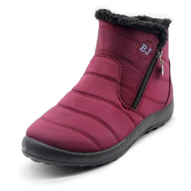 Hot Selling Cotton-Padded Shoes Women's Side Zipper Waterproof Short Boots Warm Plus-sized Women's Boots Zapatos De Mujer 2021, Red
Hot Selling Cotton-Padded Shoes Women's Side Zipper Waterproof Short Boots Warm Plus-sized Women's Boots Zapatos De Mujer 2021, Red