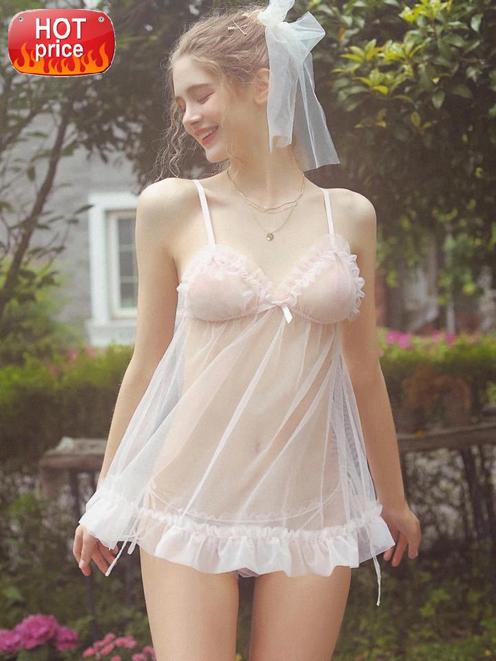 Sexy Girl Pajamas Mesh Perspective Strap Nightdress Sexy Temptation Underwear Nightdress Suit Women Pijamas Dress Sleepwear Sets #tW4e, Black;white
Sexy Girl Pajamas Mesh Perspective Strap Nightdress Sexy Temptation Underwear Nightdress Suit Women Pijamas Dress Sleepwear Sets #tW4e, Black;white