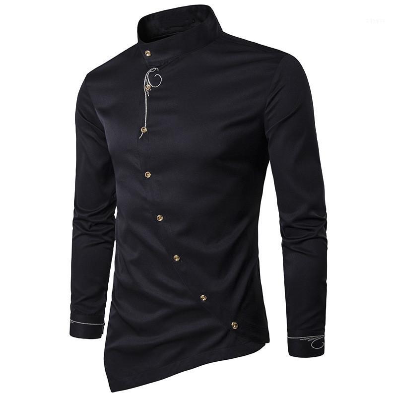 2018 New Mens Hipster Casual Shirts Slim Fit Long Sleeve Button Down Dress Shirts Tops with Embroidery Plu Size 2XL1, Black
2018 New Mens Hipster Casual Shirts Slim Fit Long Sleeve Button Down Dress Shirts Tops with Embroidery Plu Size 2XL1, Black
