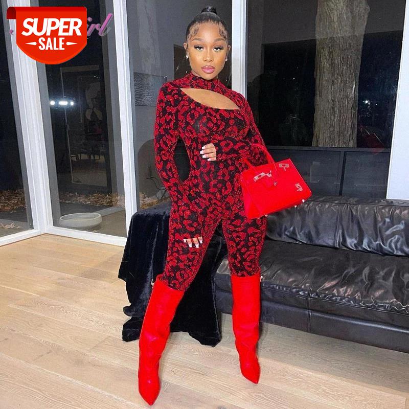 Sexy Leopard Print Long Sleeve High Neck Hollow Out Night Party Club Bodycon Jumpsuit Women Outfit Streetwear Rompers Overalls #Jx5i, Black;white
Sexy Leopard Print Long Sleeve High Neck Hollow Out Night Party Club Bodycon Jumpsuit Women Outfit Streetwear Rompers Overalls #Jx5i, Black;white