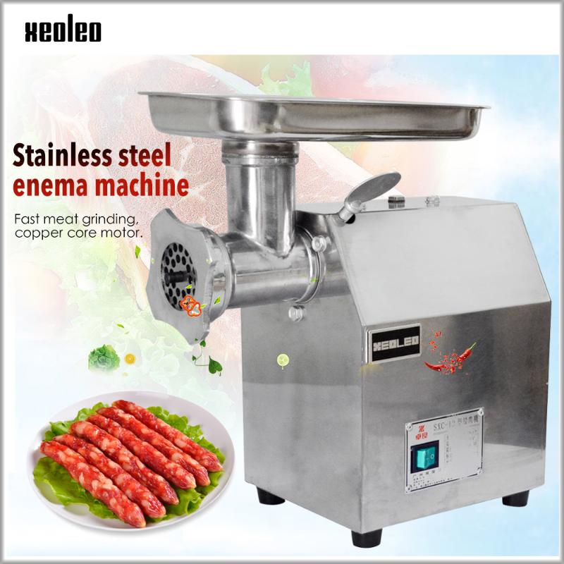 XEOLEO Commercial Meat grinder 120kg/h Electric meat cutter Enema machine Stainless steel/Iron Mincer Sausage filler function
XEOLEO Commercial Meat grinder 120kg/h Electric meat cutter Enema machine Stainless steel/Iron Mincer Sausage filler function