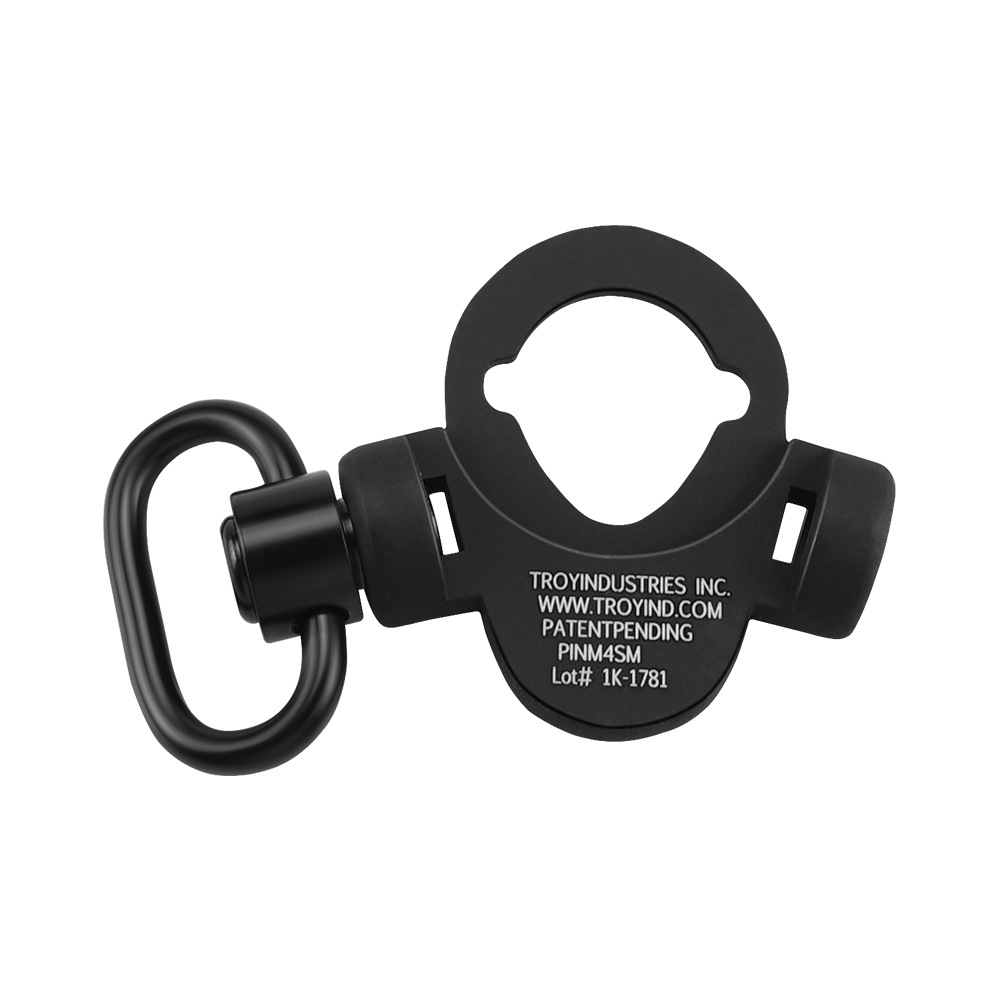 

Tactical Sling Swivel Adapter Side End Plate Flexible QD Mount Quick Detach Push Botton Adapter Fit For M4 M16 Airsoft, Bk