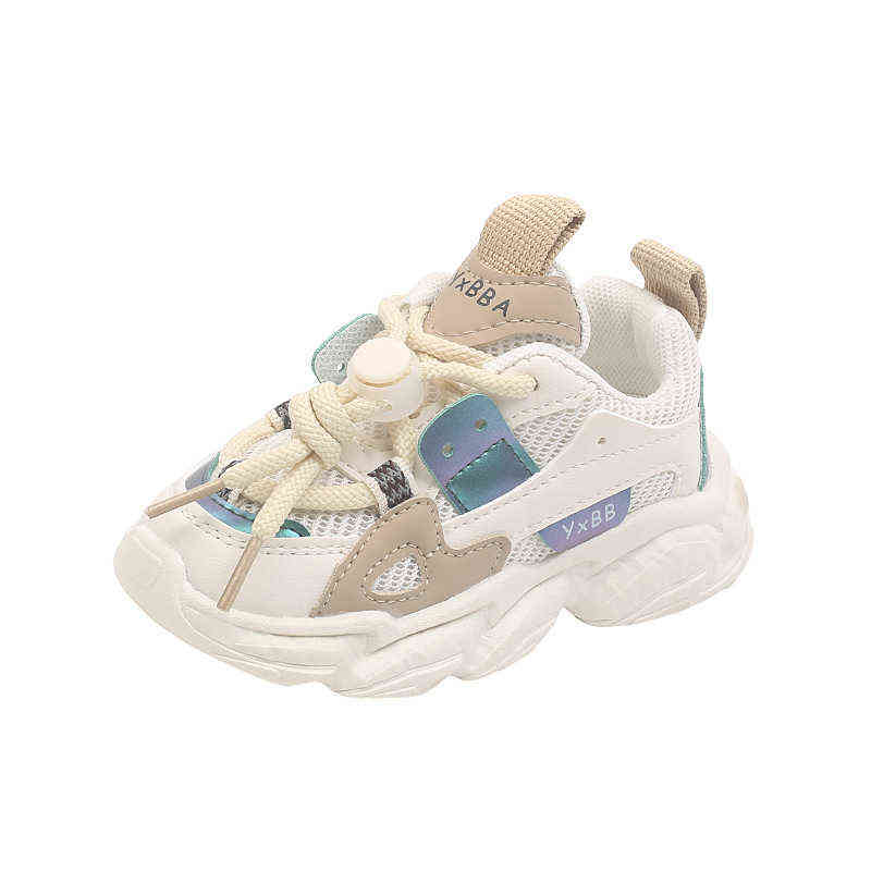 1-3 Year Boys Sneakers 3 Color Comfortable Breathable Girls Shoes for Kids Sport Baby Running Shoes Fashion Toddler Infant Shoes AA220311