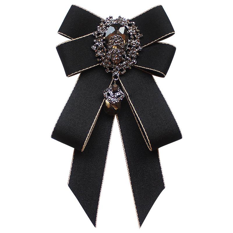 Pins, Brooches Retro Handmade Ribbon Bow Tie Brooch Rhinestones Crystal Necktie Men's Suit Shirt Collar Pin Luxulry Webbing Jewelry Accessor, Gray
Pins, Brooches Retro Handmade Ribbon Bow Tie Brooch Rhinestones Crystal Necktie Men's Suit Shirt Collar Pin Luxulry Webbing Jewelry Accessor, Gray