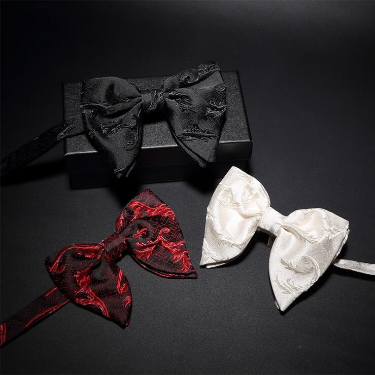 Black Red White Groom Bow Tie for Men Suits Fashion Men Formal Occasion Formal Wear Tuxedos Ties Cheap