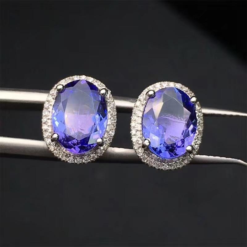 Best Gift 100% Natural and real Tanzanite Earring 925 sterling silver Fine jewelry
Best Gift 100% Natural and real Tanzanite Earring 925 sterling silver Fine jewelry
