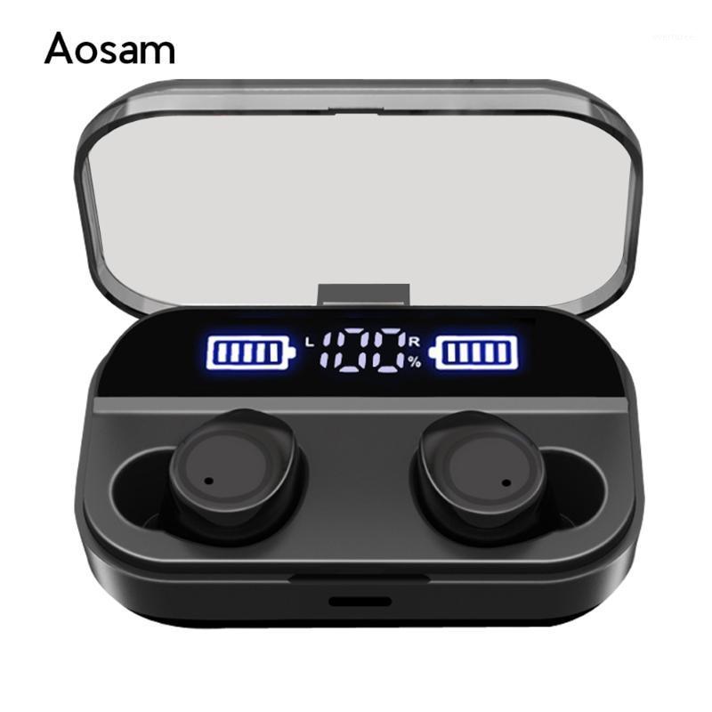 Tws Bluetooth 5.0 Earphones Led Digital Display Auto Link Wireless Headsets Stereo Waterproof In-Ear Earplugs With Microphone1, Black
Tws Bluetooth 5.0 Earphones Led Digital Display Auto Link Wireless Headsets Stereo Waterproof In-Ear Earplugs With Microphone1, Black