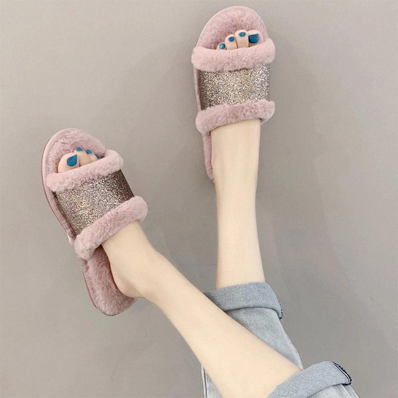 Women's Slippers Flat Home Slides Woman Big Size 42 Furry Shoes Slides 2020 Fashion Summer Glitter Shinning Drop Shipping #mL7N, Black
Women's Slippers Flat Home Slides Woman Big Size 42 Furry Shoes Slides 2020 Fashion Summer Glitter Shinning Drop Shipping #mL7N, Black