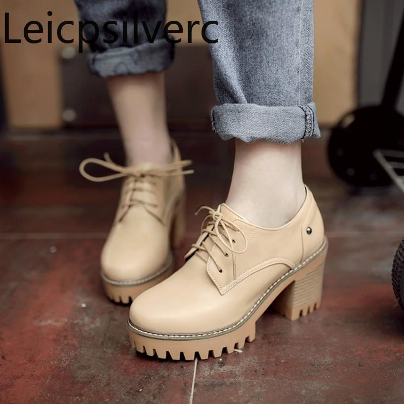 Pumps Spring and autumn The New fashion Round head Lace-up Thick heel High heel Women's shoes plus size 33-43, Beige
Pumps Spring and autumn The New fashion Round head Lace-up Thick heel High heel Women's shoes plus size 33-43, Beige