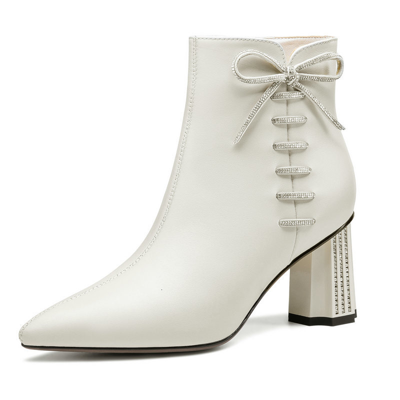 2021 New Genuine Leather Women Ankle Boots Crystal High Heels Pumps Autumn Winter Newest Basic Party Office Shoes Woman 8n15, Beige
2021 New Genuine Leather Women Ankle Boots Crystal High Heels Pumps Autumn Winter Newest Basic Party Office Shoes Woman 8n15, Beige