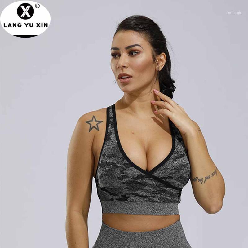 Sexy Sports Bra Yoga Vest Fitness Push Up Gym Shockproof Seamless Shirt Running Exercise Yoga Top1, Camouflage black
Sexy Sports Bra Yoga Vest Fitness Push Up Gym Shockproof Seamless Shirt Running Exercise Yoga Top1, Camouflage black