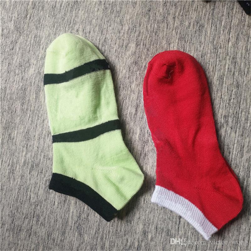 Ankle Socks Multi 25 Colors Black pink Sports Short Sock Girls Women Cotton Sports Socks Pink Skateboard Sneaker Stockings 100 pairs