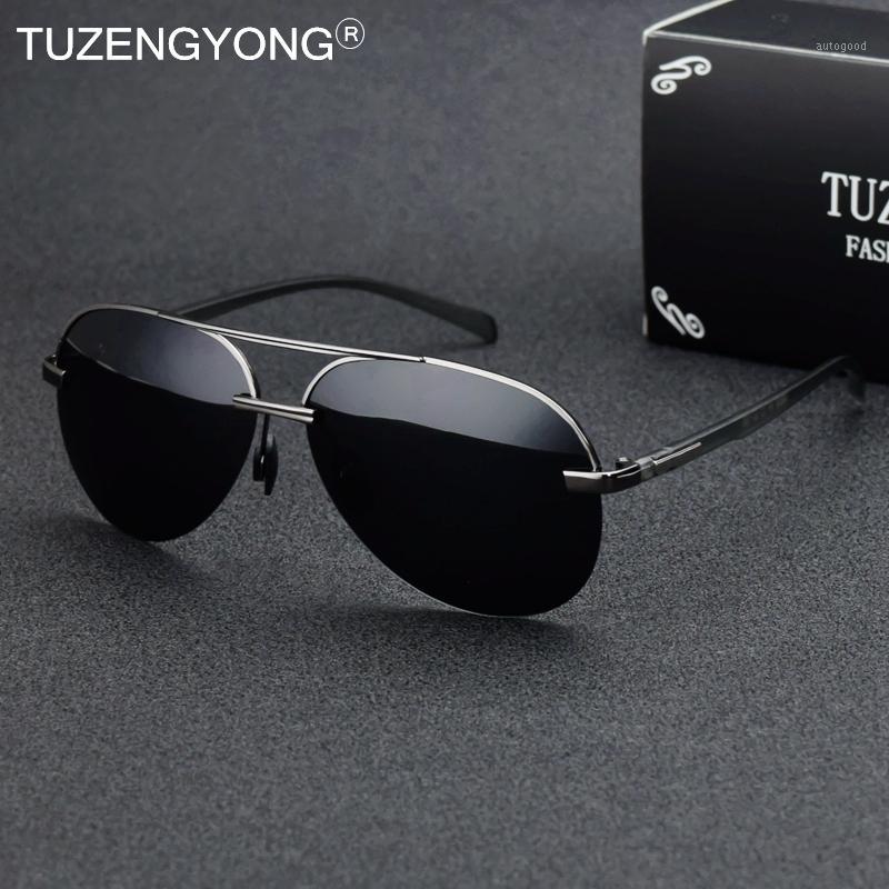 Sunglasses TUZENGYONG Aluminum Magnesium+TR90 Men's Polarized Brand Designer Half Frame For Men Driving Sun Glasses UV400 Oculos1
Sunglasses TUZENGYONG Aluminum Magnesium+TR90 Men's Polarized Brand Designer Half Frame For Men Driving Sun Glasses UV400 Oculos1