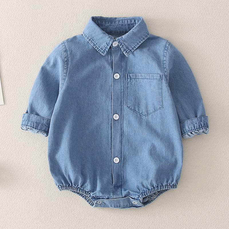 2021 New Clothing Newborn Boys Denim Bodysuits Jumpsuit Outfits Sunsuit Baby Girls Clothes 0-24m Yi0f, Sky blue
2021 New Clothing Newborn Boys Denim Bodysuits Jumpsuit Outfits Sunsuit Baby Girls Clothes 0-24m Yi0f, Sky blue