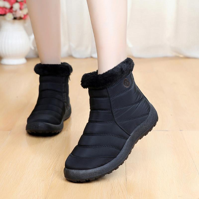 Winter Snow Boots For Women Casual Ankle Boots For Women Ankle Waterproof Botas Mujer Invierno#G31, Black
Winter Snow Boots For Women Casual Ankle Boots For Women Ankle Waterproof Botas Mujer Invierno#G31, Black