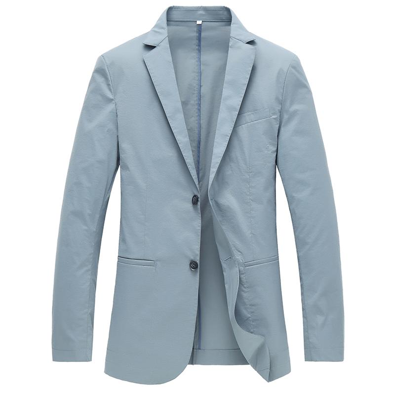 Men Summer Blazers Slim Fit Ultra Thin Light Cool Suit Jackets Formal Casual Business Office Work Daily Life Outdoor Sunscreen, Light blue
Men Summer Blazers Slim Fit Ultra Thin Light Cool Suit Jackets Formal Casual Business Office Work Daily Life Outdoor Sunscreen, Light blue