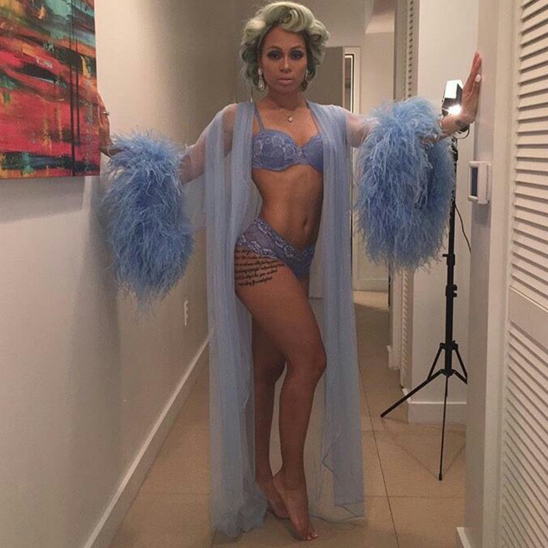 Light Blue Maternity Gowns Bridal Undergarments Long Sleeves Wedding Sleepwear Bathrobe Nightgowns Fur Robes for Women Photoshoot