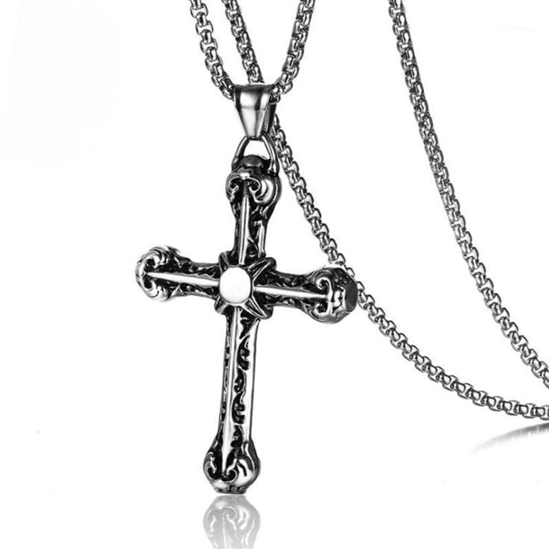Stainless Steel Vintage Men's Biker Cross Pendant Necklace Punk Rock Gothic Cross Necklaces Jewelry For Him1
Stainless Steel Vintage Men's Biker Cross Pendant Necklace Punk Rock Gothic Cross Necklaces Jewelry For Him1