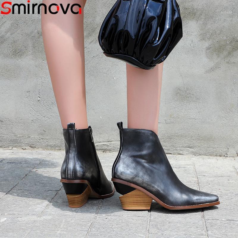 Smirnova fashion autumn winter boots pointed toe zip thick high heels shoes women boots classic ankle women big size 34-441, Serpentine white
Smirnova fashion autumn winter boots pointed toe zip thick high heels shoes women boots classic ankle women big size 34-441, Serpentine white