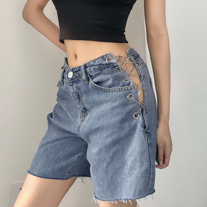 2021 New Women Summer Split Chain Denim Sexy Hollow Out High Waist Jean Shorts Korean Casual Blue Jeans Streetwear Clothes 4qxq
2021 New Women Summer Split Chain Denim Sexy Hollow Out High Waist Jean Shorts Korean Casual Blue Jeans Streetwear Clothes 4qxq