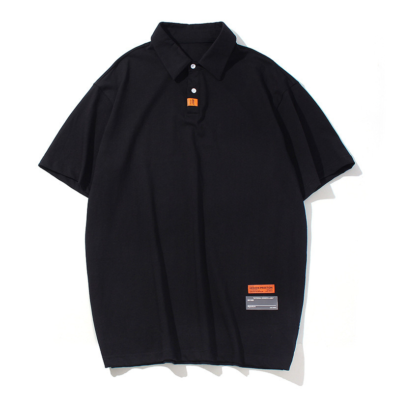 2020 with Casual Polo Short Sleeves Streetwear Lapel Shirt Tops Male Cotton Shirts Trend Japanese Clothes, Black
2020 with Casual Polo Short Sleeves Streetwear Lapel Shirt Tops Male Cotton Shirts Trend Japanese Clothes, Black