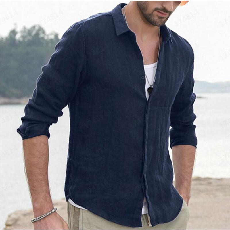2020 Summer Slim Men's Blouse Cotton Linen Solid Cotton Long Sleeve Turn-down Collar Shirts Tops Hawaiian Shirt Camisa Masculina1, Black
2020 Summer Slim Men's Blouse Cotton Linen Solid Cotton Long Sleeve Turn-down Collar Shirts Tops Hawaiian Shirt Camisa Masculina1, Black